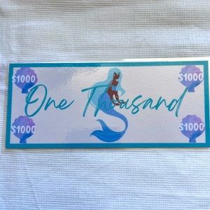 5pc Mermaid 1K slips, placeholders